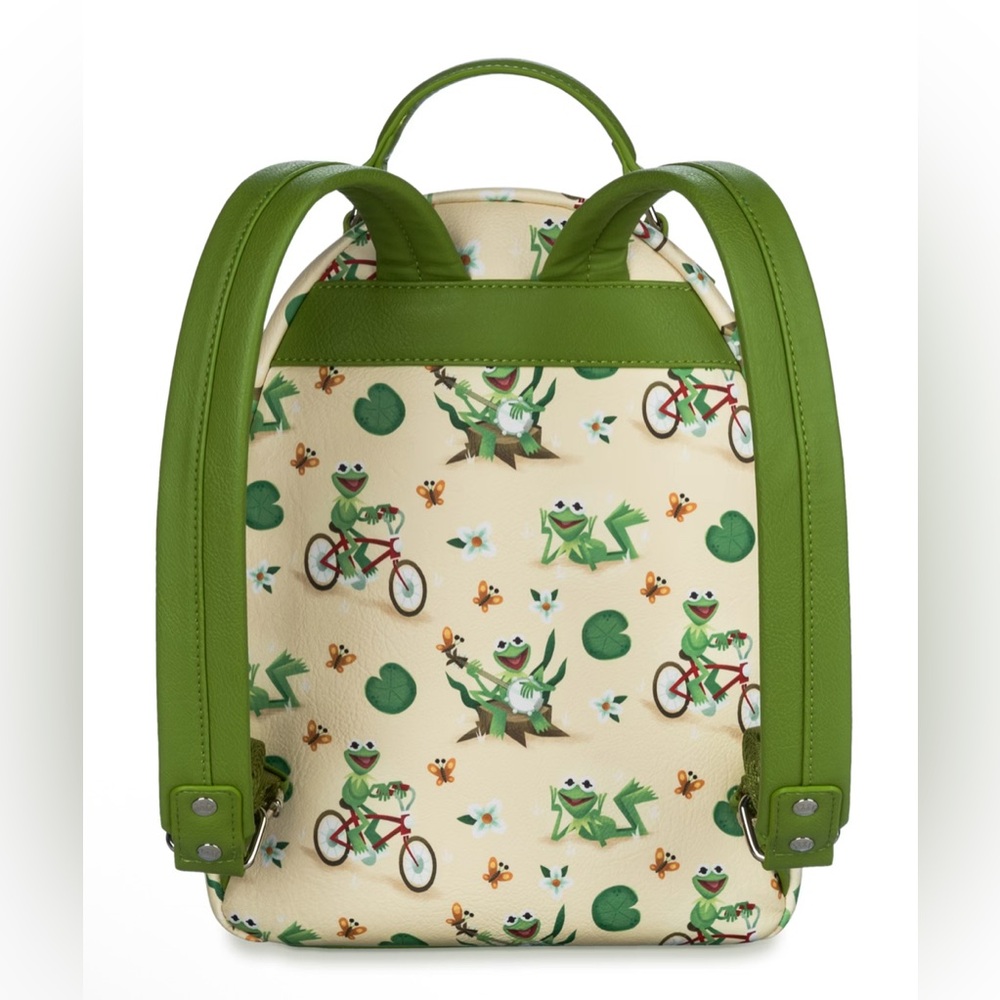 Loungefly Kermit the Frog Disney Parks Mini Backpack The Muppets NWT - Picture 2 of 4